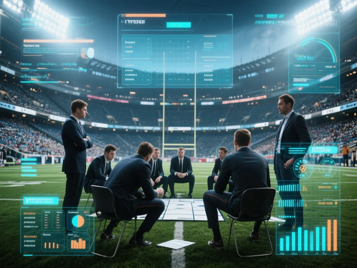 足球戰術分析場景