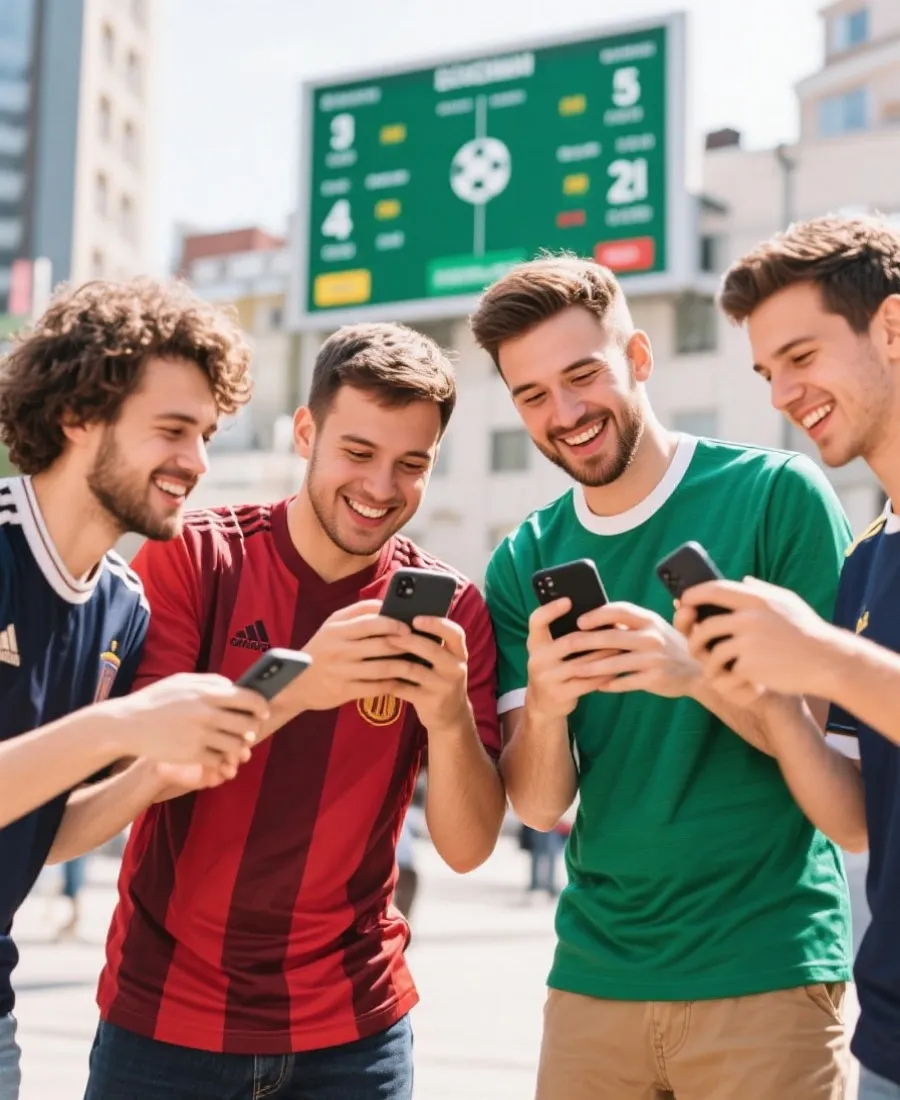 移动端查看赛事信息示意图